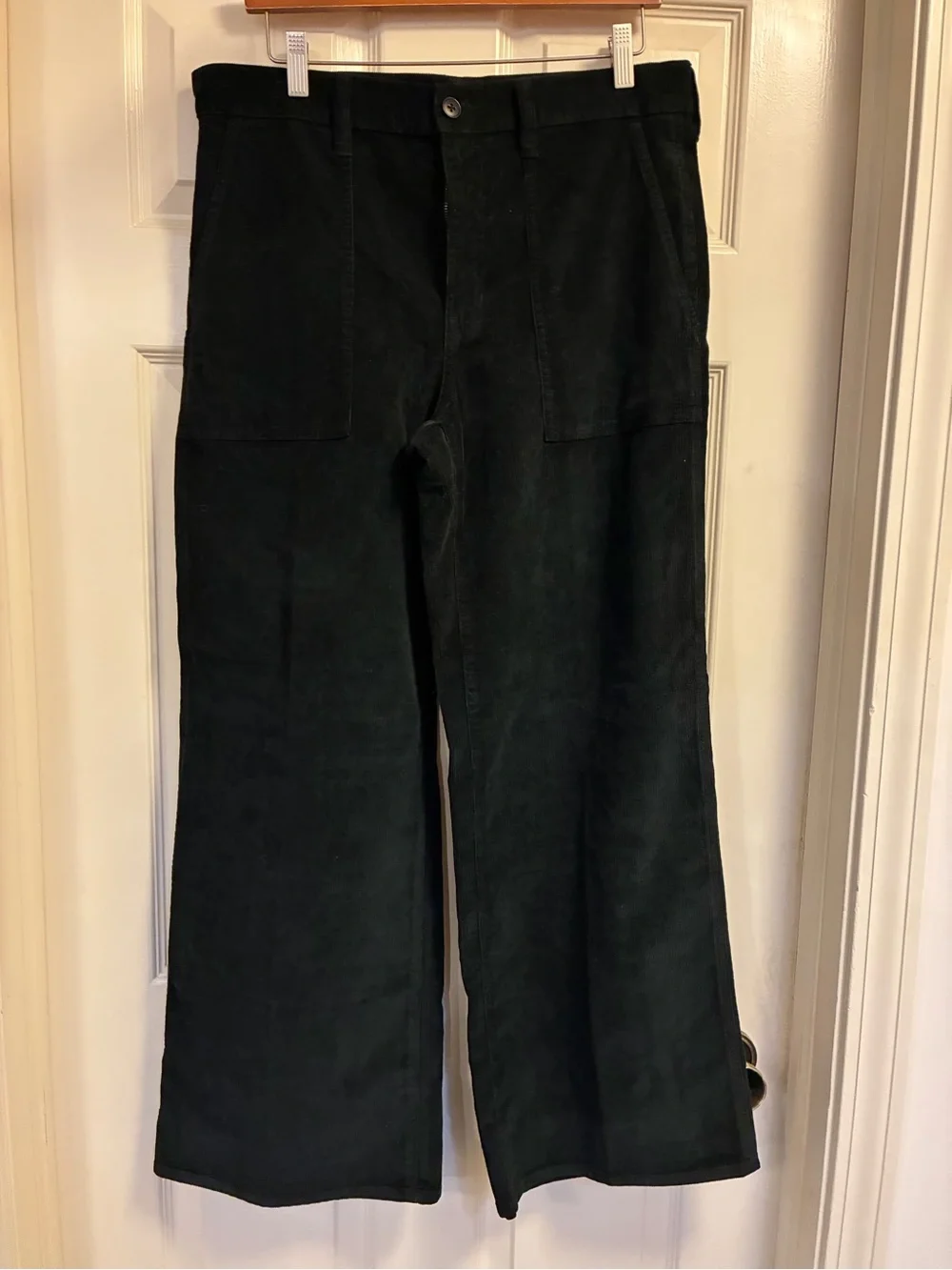 I Crew Comp Packets High Rise Wide Leg Corduroy Pants size 30